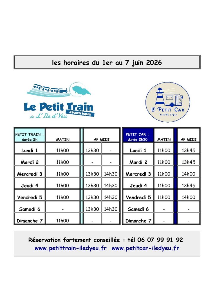 Planning hebdomadaire