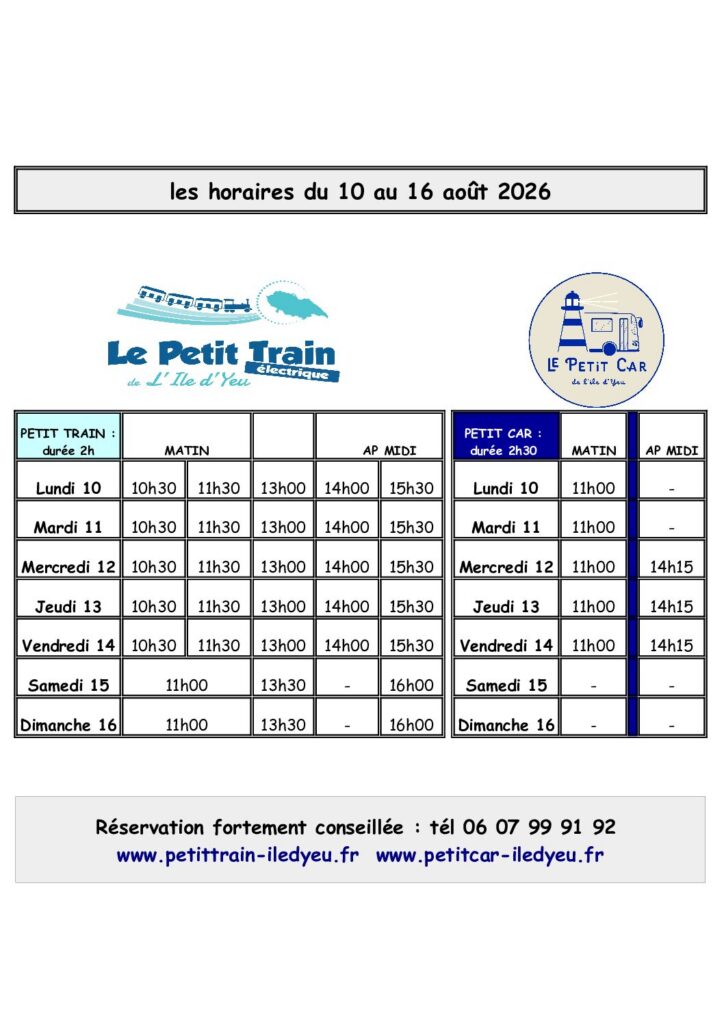 Planning hebdomadaire